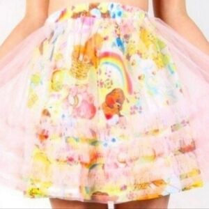 Iron Fist Care Bears Spring Fling Ruffled Chiffon Skirt